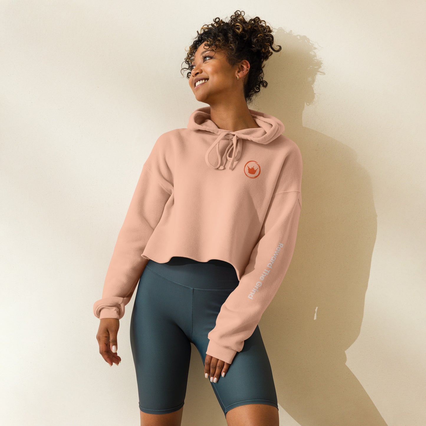King's Gambit Trendy Cropped Hoodie