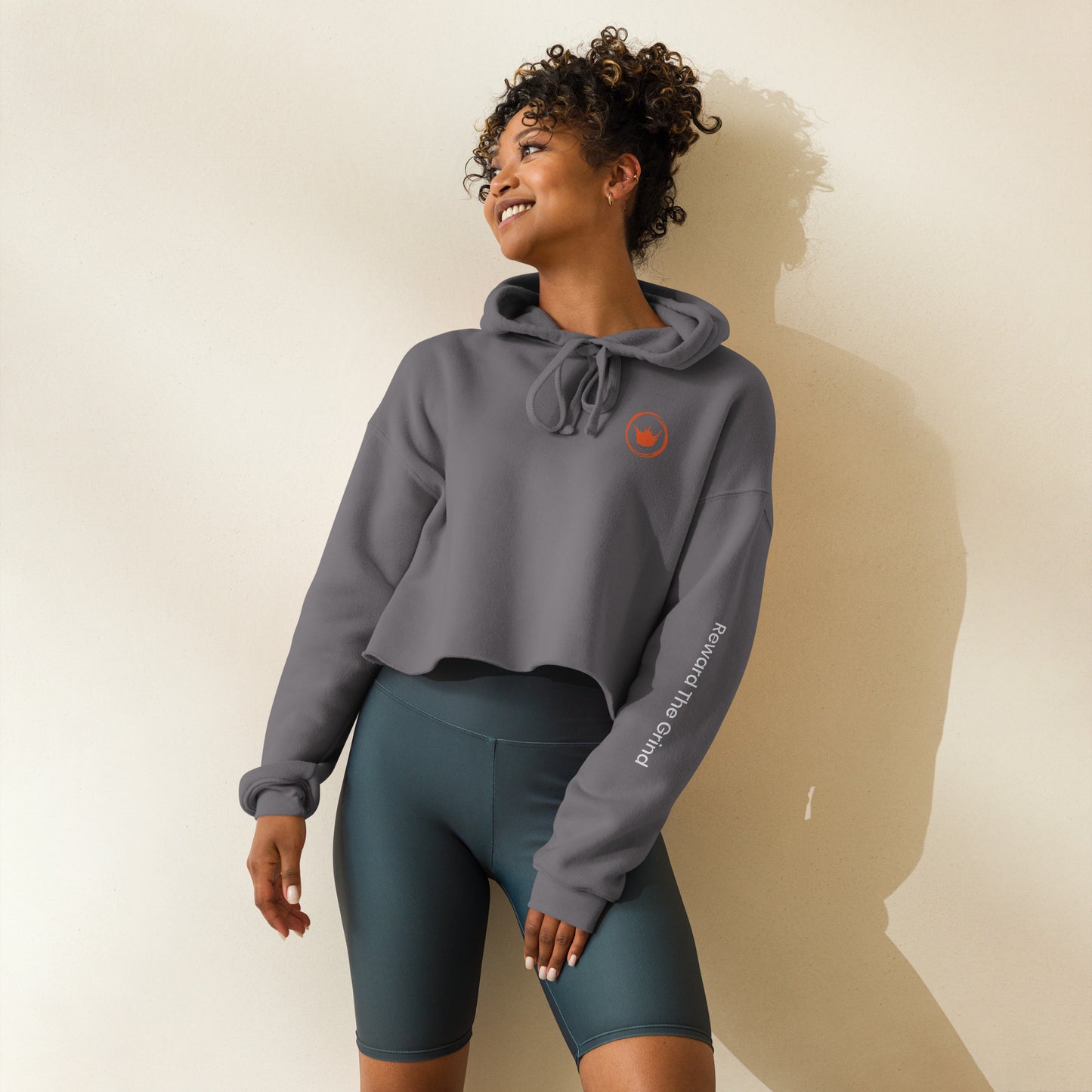 King's Gambit Trendy Cropped Hoodie
